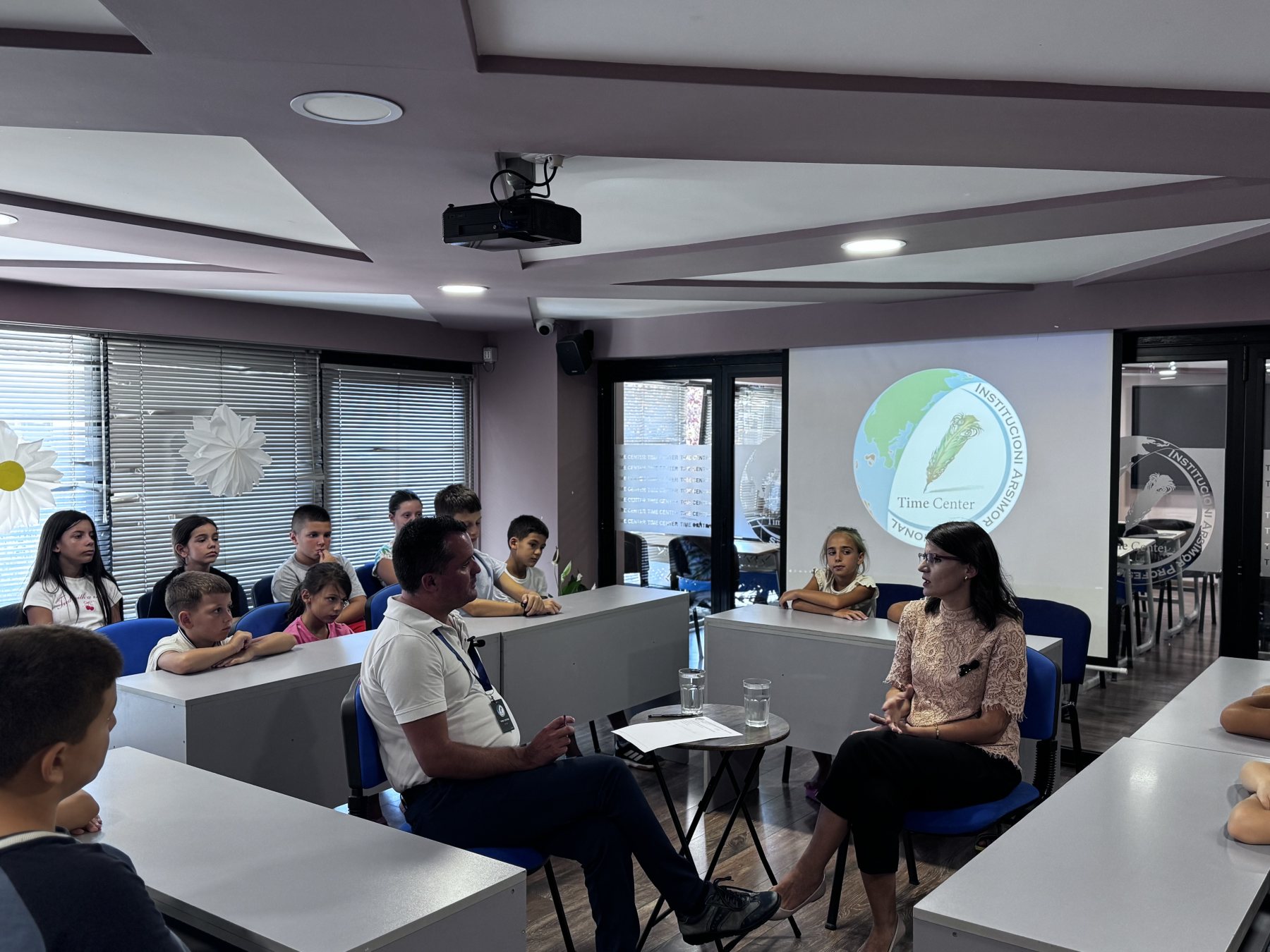 Anisa Xhaferi në "Time Center"