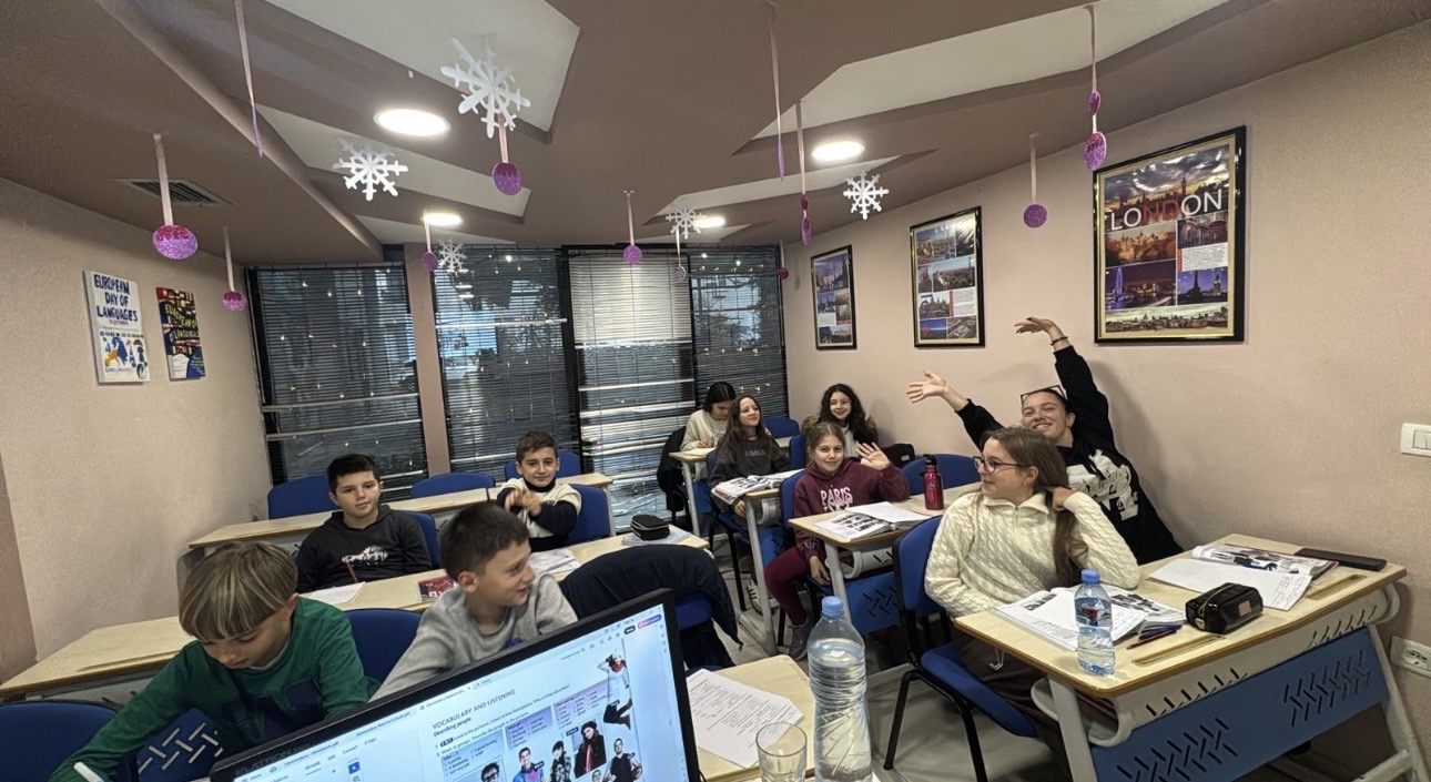 Klasë e gjuhës angleze në Time Center