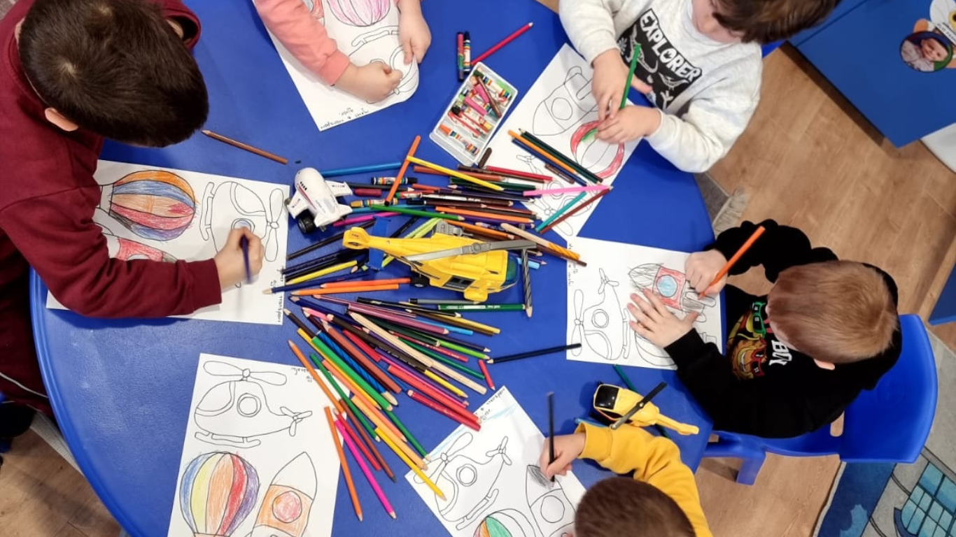Aktivitete edukative me fëmijë në Time Center